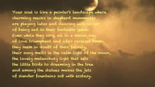 Moonlight a poem written by Paul Verlaine