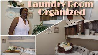 Laundry Room Makeover | Organized Laundry Room Refresh 2022  Martha D. Solomon