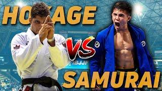 These Featherweights Throw Down Fabricio Andrey vs Samuel Nagai | 2022 IBJJF World Championships