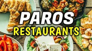 Top 20 Best Restaurants & Food Experiences in Paros, Greece - Where To Eat In Paros, Greece