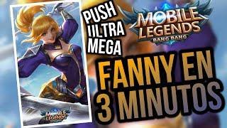 FANNY IN 3 MINUTES How to use fanny, Fanny Guide  Fanny tutorial - MOBILE LEGENDS ENGLISH