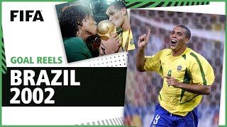  All of Brazil's 2002 World Cup Goals | Ronaldo, Rivaldo, Ronaldinho & more!