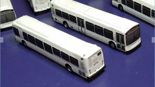 N Scale Bus Models! NABI Compobus 8/15/16 (last video?)