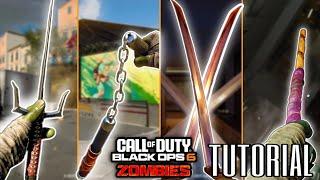 HOW TO UNLOCK ALL *4 NEW MELEE WEAPONS* IN BO6 SEASON 2 RELOADED (Katanas, Bo Staff, Sai, Nunchaku)