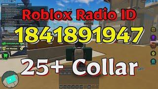 Collar Roblox Radio Codes/IDs