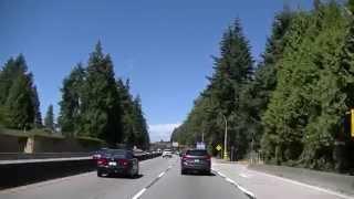 Driving to SQUAMISH British Columbia from Vancouver Canada - Sea to Sky Highway HD 2015