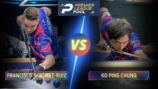 FRANCISCO SANCHEZ RUIZ VS  KO PING CHUNG  | 2024 PREMIER LEAGUE POOL #billiards   #highlights  #plp