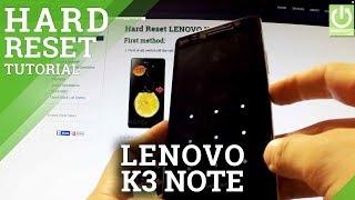 How to factory reset LENOVO K3 Note - Hard Reset in TWRP Recovery