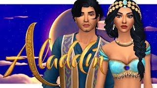 JASMINE & ALADDIN | Sims 4 Disney Create A Sim