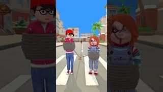 WHO WILL BE PULLED Nick or Killer Doll #funny #shorts