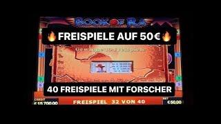 Book of Ra 50€ Freispiele 40 Freispiele mit Forscher  Novoline Casino Spielothek Spielhalle