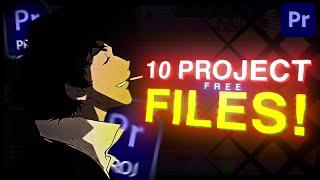 10 FREE Project Files / Editing Styles! - Premiere Pro AMV Editing Pack