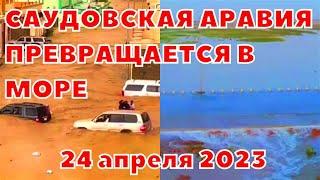 В Саудовской Аравии произошёл климатический взрыв Наводнение град изменение климата в жаркой пустыне