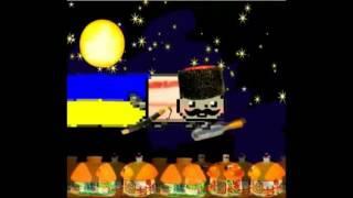 Scary Pop Up Nyan Cat Around The World Tour - Ukrainian Villiage