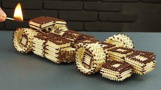 How to Make Amazing F1 Racing Car from Matches Without Glue