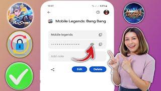 How to See Your Password in Mobile Legends (Update 2025) | See Moonton Password