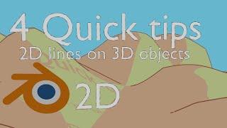 4 Options for 2D Lines || Blender 2D