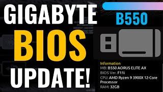  How to Update GIGABYTE BIOS (all B550 boards) 