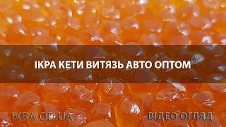 Икра кеты Витязь Авто видео обзор кубоконтейнера 25кг прямая поставка в Европу