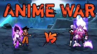 Goku LB (all form) & Vegeta Ultra Ego VS Jiren & Toppo Hakaishin in Jump Force Mugen