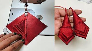 Simple Latkan Cutting and Stitching | How to Make Flower Latkan for Blouse | Latkan Design