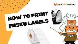 How to Print FNSKU labels for Amazon FBA