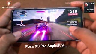 Poco X3 Pro Asphalt 9 | Gaming FPS Test | Snapdragon 860 | 8GB RAM