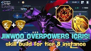 Solo Leveling Arise: Igris Tier 8 Instance Dungeon - Skill build setup