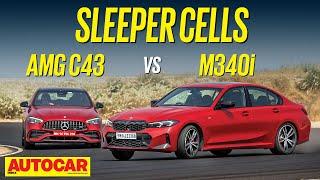 Mercedes-AMG C43 vs BMW M340i - Best sports sedan under Rs 1 crore? | Comparison | @autocarindia1