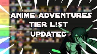 (UPDATE 3.0) ALL UNITS TIER LIST ON ANIME ADVENTURES!  | Roblox Anime Adventures