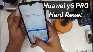 Huawei Y6 Pro 2019 Hard Reset Pattren Unlock || Huawei Y6 Pro (MRD-LX 2) Factory Reset 2022