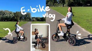 My first E-Bike [DYU A5]  test ride & first impressions vlog