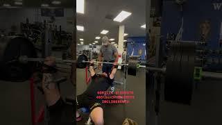 100 % NATTY MOFO AT 45 Y/O INCLINE BENCH 405lbsx3PAUSE REPS #subscribe #gym #trending #motivation
