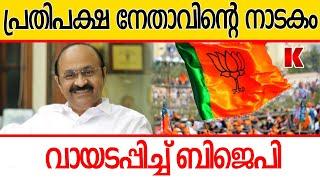 വിജയത്തിന്റെ  ക്രെഡിറ്റ് തട്ടി സതീശൻ, ബിജെപിയെ കുറ്റപ്പെടുത്തി വാക്കുകൾ