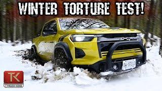Brutal Off-Road Conditions! Can the Chevy Colorado ZR2 Make it through Ice, Mud & Water?