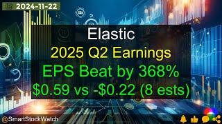 [EPS Beat by 368%] Elastic - 2025 Q2 Earnings Analysis
