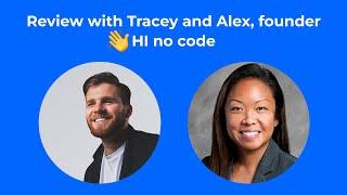 HI no code review, native app development, marketplace with hobbies coaches