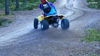 Suzuki LT500R QUADZILLA 2-Stroke - Sideways Braaps [INSANE POWER & SOUND]