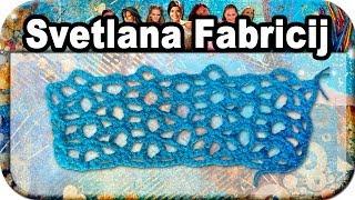 #19. Узор рогатка (6), вязание крючком для начинающих, crochet.