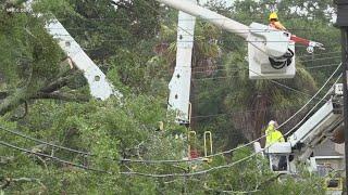 Widespread power outages in South Carolina due to Helene