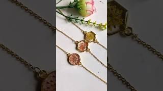 uv resin bracelet making with real flowers #shorts #trending  #diy #uvresincraft #uvresin #uv