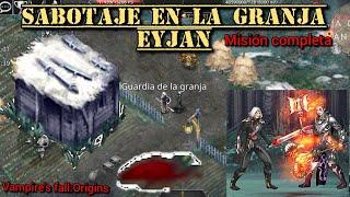 Vampire's fall:Origins Sabotaje en la granja Eyjan, misión completa, vfo