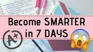 16 HACKS to Become SMARTER in 7 DAYS | StudyWithKiki