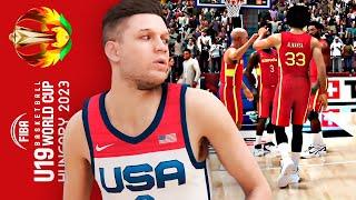 ФИНАЛ FIBA U19 ПРОТИВ ИСПАНИИ! ПОДСТАВА В КОНЦОВКЕ? ● NBA 2K25 PS5 ● НБА 2К25 КАРЬЕРА ИГРОКА #3