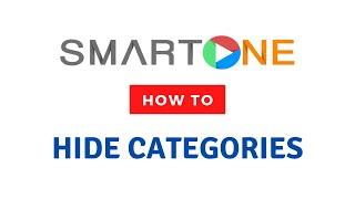 How to hide categories | SmartOne App