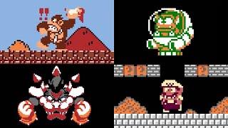 Super Mario Bros. Mini - All Boss Fights (2024 Game Boy Color Homebrew)