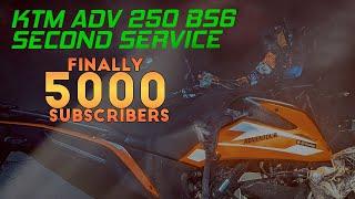 THANK YOU EVERYONE ! ADV 250 BS6 SECOND SERVICE | NEXT TRIP #airmotovlogs #KTM Adventure250