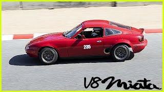 Awesome V8 Miata @ Laguna Seca // Miata Reunion 2019