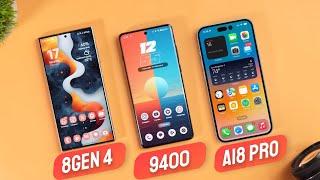 Snapdragon 8 Gen 4 Vs Apple A18 Pro Vs Dimensity 9400 | Antutu Score & Specification