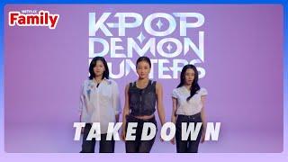 TWICE ‘Takedown (JEONGYEON, JIHYO, CHAEYOUNG)’ Lyric Video | KPop Demon Hunters | Netflix Family